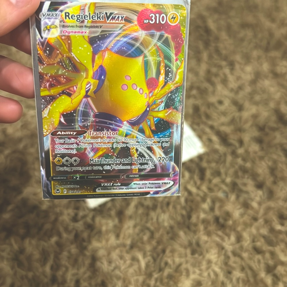 Pokémon card, good quality, $17
